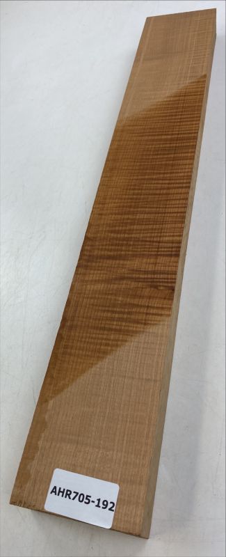 Neck Sycamore / European Maple, curly, roasted "Caramel" - Unique Piece #192